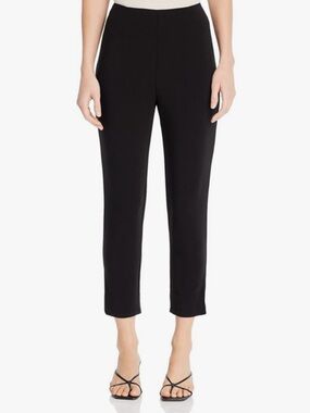 cupcakes & cashmere Black Cropped Slim Ankle Pants
